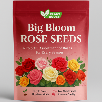 Big Bloom Rose Seeds – Any Place, Any Season (Buy 1 Get 1 Free)